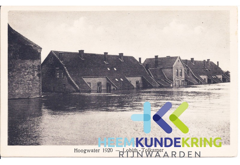 Hoogwater Lobith- Tolkamer 1920 Coll. N.Peperkamp F000003